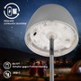 Stolní lampy dekorační - BRILO 7503018 LED nabíjecí stolní lampička Serina Mini, bezdrátová, 20cm, IP44, 2,5W, stmívatelné, dotykový vypínač, chrom - BRILO - foto 7