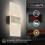 Nepřímé osvětlení - BRI 3888012 Aura nástěnné svítidlo - 2,5W, 100lm, nabíjecí, LED, s pohybové čidlo, matný nikl - BRILONER - foto 7