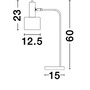 Stolní lampy dekorační - NV 9426651 Stolní lampa PAZ zlatý kov bílé kovové stínidlo bílá základna E27 1x12W 230V IP20 bez žárovky - NOVA LUCE - foto 7