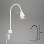 S ramenem - BRI 2080-016 Flexibilní nástěnné svítidlo 40,3 cm 1xGU10 5W 400lm bílé - BRILONER - foto 7
