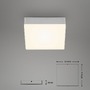 Hranatá - BRI 7069014 LED stropní svítidlo, 15,7 cm, 11 W, stříbrná (starý kód: BRI 7069-014) - BRILONER - foto 7