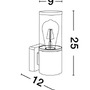 Nástěnná - NV 9060181 Venkovní nástěnné svítidlo ZOSIA tmavě šedý hliník a čirý akryl E27 1x12W 220-240V bez žárovky IP65 - NOVA LUCE - foto 7