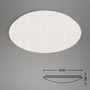 Kruhová - BRILO 3328-016 LED stropní svítidlo hvězdné nebe, CCT, noční světlo, dálkový ovladač, stmívatelné - BRILO - foto 7