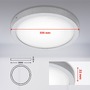 Kruhová - BRI 7141-414 LED stropní svítidlo, pr. 30 cm, 21,4 W, matný chrom - BRILONER - foto 7