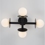 Dekorativní - NV 9043316 Stropní svítidlo PIELO černý kov opálové sklo G9 4x5W 230V IP20 bez žárovky - NOVA LUCE - foto 7