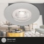 Kruhová - BRILO 7999044 LED vestavná svítidla, pr.9 cm, 4x LED, 4,9 W, 480 lm, matný chrom (starý kód: BRILO 7999-044) - BRILONER - foto 7