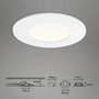 Kruhová - BRI 7282-036 3ks sada LED vestavné svítidlo, pr. 8,5 cm, 6 W, bílé - BRILONER - foto 7