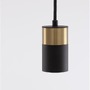 Válec - NV 9911524 Závěsné svítidlo POGNO černá a zlatý hliník GU10 1x10W IP20 220-240V bez žárovky - NOVA LUCE - foto 7