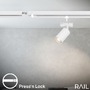 Lištové Briloner 230V - BRILO 8001026 Prodlužovací sada lištový systém 230V – 1x lišta 0,75 cm, 2 spoty GU10, bílé - BRILO - foto 7