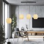 Stojací lampy - BRI 1851014 Papper stojanová lampa, stínidlo z přírodních vláken, nožní vypínač, přírodní - BRILONER - foto 7