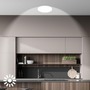 Kruhová - BRILO 3936016 Kaida stropní svítidlo pr.38 cm - 17,1W, 3900lm, LED, energetická třída A, neutrální bílá, bílé - BRILO - foto 7