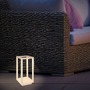 Stolní lampy dekorační - BRILO 7579011 Laer stolní lampa - 1,8W, 50lm, bezdrátová, LED, stmívatelné, dotykový vypínač, CCT, béžová - BRILO - foto 7