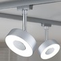 Svítidla - P 96799 URail LED lištový spot Circle spot 5W 4000K stmívatelné 230V matný chrom - PAULMANN - foto 7