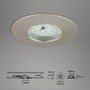 Kruhová - BRI 7204-032 3ks sada LED vestavné svítidlo, pr. 7,5 cm, matný nikl - BRILONER - foto 7