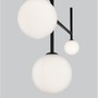 Dekorativní - NV 9043304 Závěsné svítidlo LICATO opálové sklo černý hliník G9 5x5W 230V IP20 bez žárovky - NOVA LUCE - foto 7