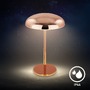 Stolní lampy dekorační - BRILO 7573013 Caxa stolní lampa - 2,8W, 300lm, bezdrátová, IP44, LED, stmívatelná, dotykový vypínač, měď - BRILO - foto 7