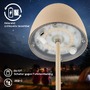 Stolní lampy dekorační - BRILO 7503011 LED nabíjecí stolní lampička Serina Mini, bezdrátová, 20cm, IP44, 2,5W, stmívatelné, dotykový vypínač, béžová - BRILO - foto 7