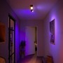 Bodová - PH 8720169318311 Hue 50610/30/P7 Hue WACA Centris stropní LED svítidlo 1x11W+GU10 2x5,7W 1560lm 2000-6500K RGB IP20 černá - PHILIPS - foto 7