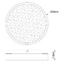 Kruhová - GLO 48460-24 HEDI 48460-24 Stropní svítidlo - GLOBO - foto 7
