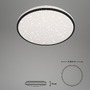 Kruhová - BRILO 3447-115 LED stropní svítidlo hvězdné nebe, pr. 38 cm, 24 W, černá - BRILO - foto 7