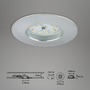 Kruhová - BRI 7295-039 3ks sada LED vestavné svítidlo, pr. 7,5 cm, 6,5 W, hliník - BRILONER - foto 7