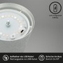 Stolní lampy dekorační - BRILO 7507014 Kiki stolní lampička bezdrátová, dotykový vypínač, pestrobarevné RGB+W světlo, nastavitelná výška, matný chrom - BRILO - foto 7