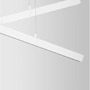 Podélná - NV 9060910 Závěsné svítidlo X-LINE bílý hliník a akryl LED 40W 230V IP20 3000K stmívatelné - NOVA LUCE - foto 7
