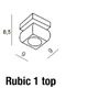 Hranatá - AZZ AZ0489 Stropní přisazené svítidlo Rubic 1 top,IP20 - AZZARDO - foto 7
