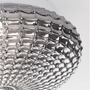Kruhová - NV 9738254 Stropní svítidlo CLAM kouřové chromové sklo bílý kov E27 2x12W 230V IP44 bez žárovky - NOVA LUCE - foto 7