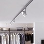 Svítidla - P 95593 URail LED lištový spot 3-krokové-stmívatelné Circle 5W 4000K stmívatelné 230V matný chrom - PAULMANN - foto 7