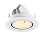 Kruhová - LA 1009407 NUMINOS® GIMBLE S Stropní vestavné svítidlo, 3000 K, 20°, IP20, kulaté, bílé - BIG WHITE (SLV) - foto 7