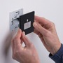 Zapuštěná - P 93135 LED vestavné svítidlo do zdi Edge Quadro hranaté se senzorem 8x8cm 1,2W 230V 2700K černá mat - PAULMANN - foto 7