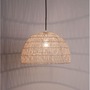 Polokoule - NV 9586446 Závěsné svítidlo MELODY přírodní ratan černý kabel E27 1x12W IP20 bez žárovky - NOVA LUCE - foto 7