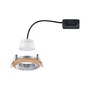 Kruhová - P 92240 LED vestavné svítidlo Lanati spot kruhové 84mm 30° Coin 6W 230V 2700K dub/hliník broušený - PAULMANN - foto 7