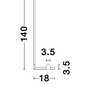 Stojací lampy - NV 9180726 Stojací lampa RACCIO zlatý kov a akryl LED 17.3W 230V 3000K IP20 - NOVA LUCE - foto 7