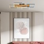 Hranatá - BRILO 3810014 Cornice LED stropní svítidlo, stmívatelné, 4 rámy, 5200lm, 47W, CCT, dálkový ovladač, černá - BRILO - foto 7