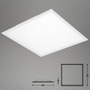 Hranatá - BRILO 7195-016 CCT svítidlo LED panel, 59,5 cm, 3800 lm, 36 W, bílé - BRILO - foto 7