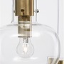 Vícečetná - NV 9236610 Závěsné svítidlo CINZIA čiré sklo bílý kabel mosazný zlatý kov E27 3x12W 230V IP20 bez žárovky - NOVA LUCE - foto 7