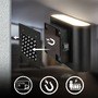 Nepřímé osvětlení - BRI 3878015 AKCE - Chat nástěnné svítidlo - 3W, 270lm, bezdrátová, LED, s pohybovým čidlem, černá - BRILONER - foto 7