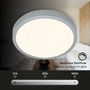 Kruhová - BRILO 3704014 CCT LED přisazené svítidlo pr. 38 cm, 22 W, 2900 lm, stříbrná (starý kód: BRILO 3704-014) - BRILO - foto 7