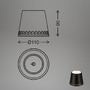 Na stůl - BRILO 7485015 LED nabíjecí stolní lampa, 11 cm, USB-C, 2,6W, 280lm, černá - BRILONER - foto 7