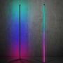 Stojací lampy - BRILO 1203015 RGBIC LED stojanová lampa, dálkový ovladač, Gaming Deko, stmívatelné, 143 cm, časovač - BRILO - foto 7