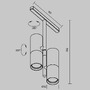 Lištové Magnetic Maytoni Exility - M TR005-4-2X12W-DS-BW Svítidlo pro kolejnicový systém Elti Duo 2700-6000K 24W nastavitelná bílá hliník černá/bílá Bluetooth stmívatelné Exility - MAYTONI - foto 7