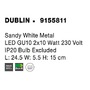 Bodová - NV 9155811 Bodové svítidlo DUBLIN bílý kov GU10 2x10W 230V IP20 bez žárovky - NOVA LUCE - foto 7
