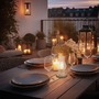 Stolní lampy dekorační - BRILO 7575011 Kanea stolní lampa - 1,5W, 40lm, bezdrátová, LED, stmívatelné, teplá bílá, béžová - BRILO - foto 7