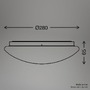Kruhová - BRILO 3937016 Nebo stropní svítidlo pr.27,8 cm - 15W, 1800lm, LED, hvězdné nebe, neutrální bílá, bílé, květinový vzor - BRILO - foto 7