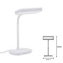 Stolní lampy pracovní - BRILO 7488-016 LED stolní lampa, 44 cm, 7,5 W, bílé - BRILO - foto 7