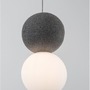 Koule - NV 9704191 Závěsné svítidlo ZERO šedý beton opálové sklo a černý hliník G9 1x5W IP20 220-240V bez žárovky 10 - NOVA LUCE - foto 7