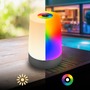 Stolní lampy dekorační - BRILO 7554015 Nubsi stolní lampička - 2,8W, 280lm, nabíjecí, LED, stmívatelné, RGB+W, antracit mat - BRILO - foto 7