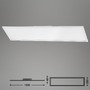Hranatá - BRILO 7167-016 CCT svítidlo LED panel, 100 cm, 2200 lm, 24 W, bílé - BRILO - foto 7